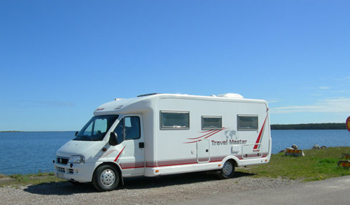 Vår första riktiga husbil. Före denna hade vi haft två tyska bilar.