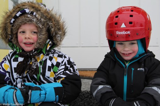 Mamma säger att du morfar har en Snowbord på vinden..