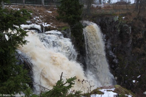 Fallet sett från södra sidan