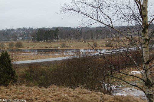 Nu rinner vattnet vidare i Svartån upp mot Mjölby