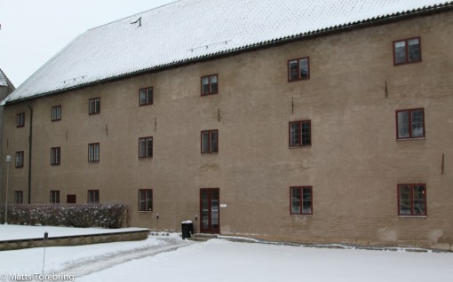 Här inne på plan två vaknade vi till en kall vinterdag.