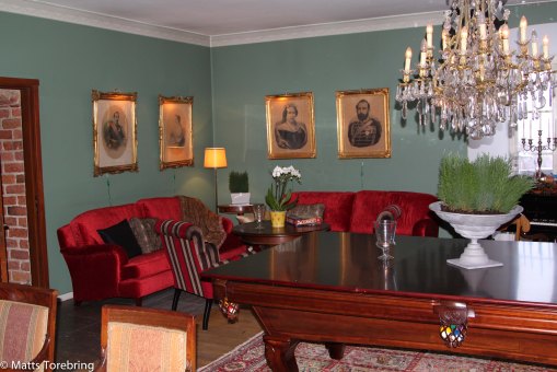 Tillbaka på väg till vårt rum. Här kan man bara sitta och umgås.