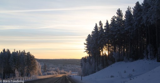 På väg ned mot Bredestad.