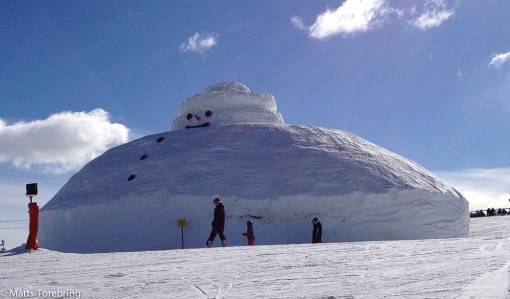 Till sist idag gled vi fram backen Gustav
