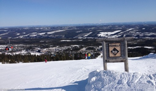 Backarna i Sälenområdet är varken lång eller branta