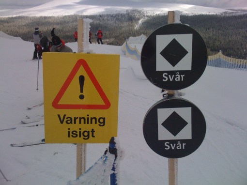 Ren blankis och 47 graders lutning