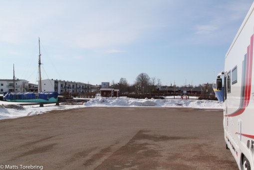 Mönsterås har berömvärt nog en ställplats för husbilar