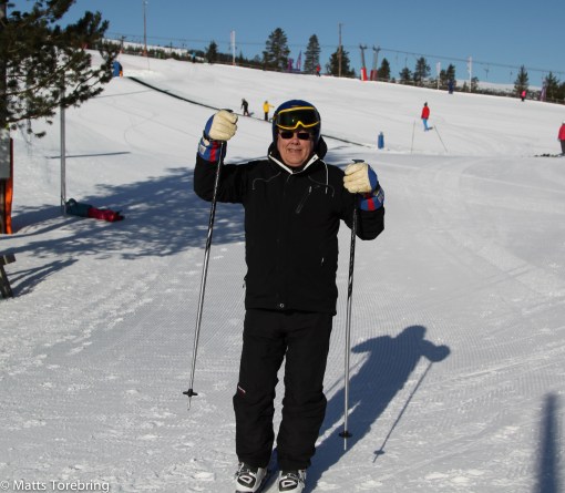 Visst blir man glad av ett fantastiskt vackert vinterväder.