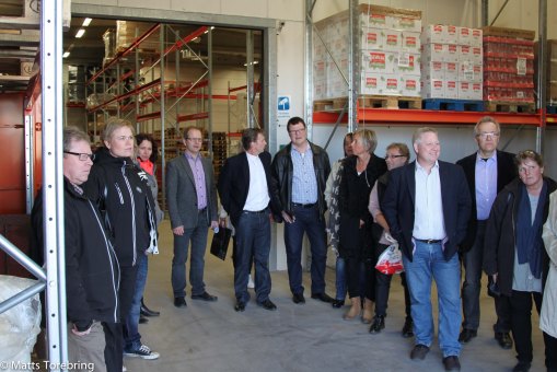 Rundvandring på företaget Torebrings