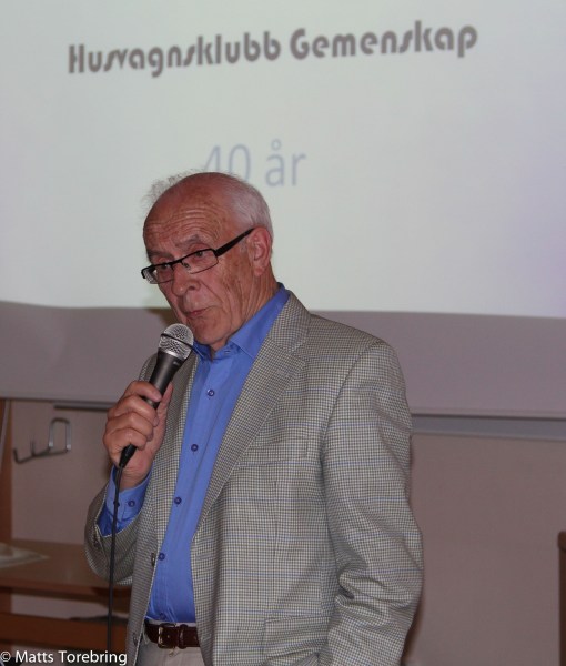 Äldsta medlemmen och mannen som startade klubben för 40 år sedan.