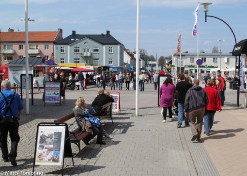 Det var liv och rörelse inne i Borgholm