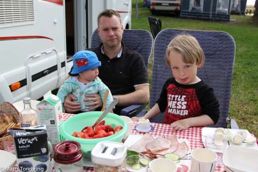 Vi vaknade till en ny solig söndagsmorgon.