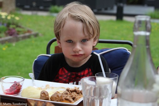 Jag vill inte ha fisk, jag vill ha köttbullar och potatismos, sa Oliver.