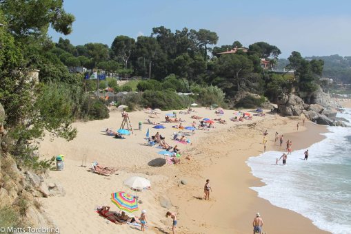 En riktigt härlig sandstarnd