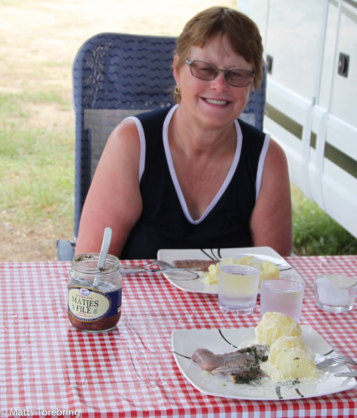 Matjesill, grädde och potatis