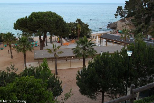 Vi dick till vänster om vår beach