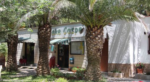 Nu har vi hittat fram till campingen på rena landet.