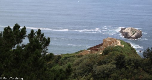 Jag står parkerad i Biscyabukten som jag pratat om så länge.