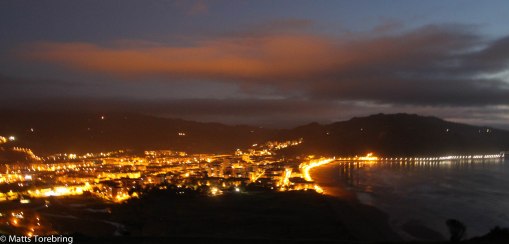 Zarautc och beachen från campingen sett.