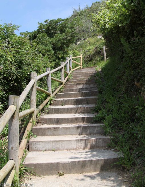 Jag tvekade först till att få med mig Birgitta upp i alla trappor.