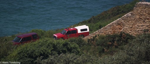 Här kom första brandbilen