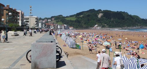 Söndag på beachen i Zarautz