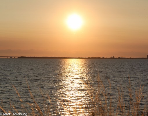 Solen går ned över Kattegatt och vi sover återigen gott på Møns rastplats