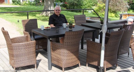 Fika på Café Känsla & Restaurang.