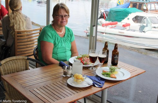 Framåt kvällen blev vi hungriga