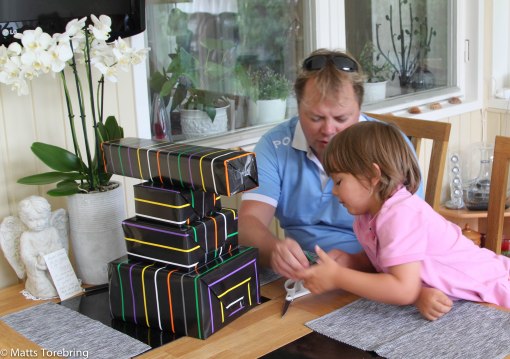 Jag vill inte ha några presenter, sa Niklas i förväg.