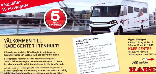 Det kom en trevlig inbjudan från Kabe idag.