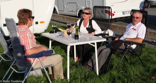 Efter en liten stund fick vi besök av våra bloggvänner