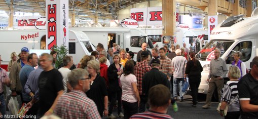 I en del montrar är det stor trängsel...