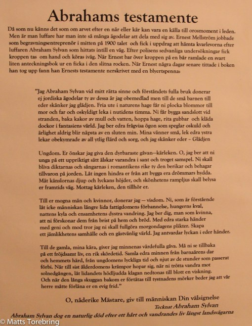 En luffares testamente.