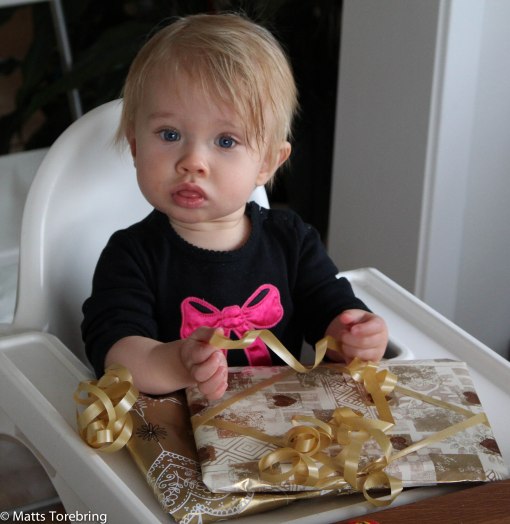 Nellys tur att få paket