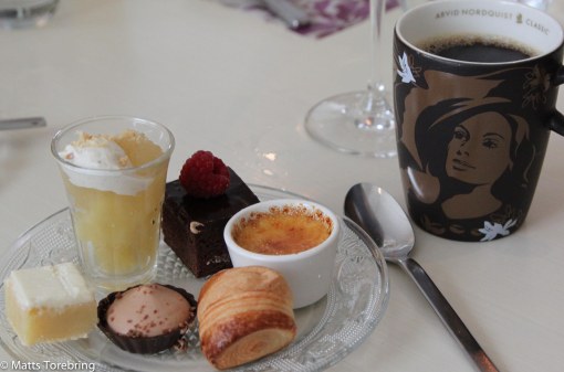 Kaffe och min dessert