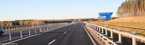 Södra avfarten till Skänninge