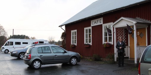Rommedals Cafe alldeles utanför Öggestorp