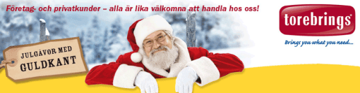 Nu julskyltar vi på hemsidan