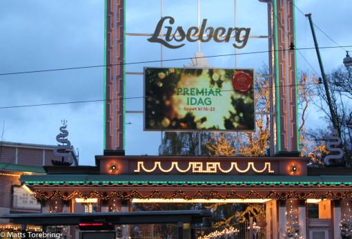 Julpremiär idag på Liseberg