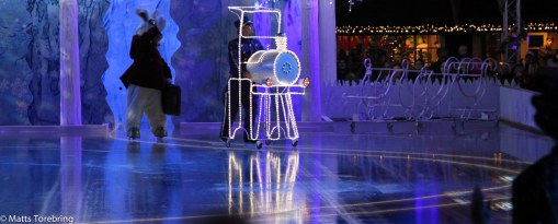 Ett lok med "spår" i isen