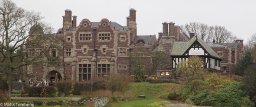 Nu är vi på väg upp till slottet.