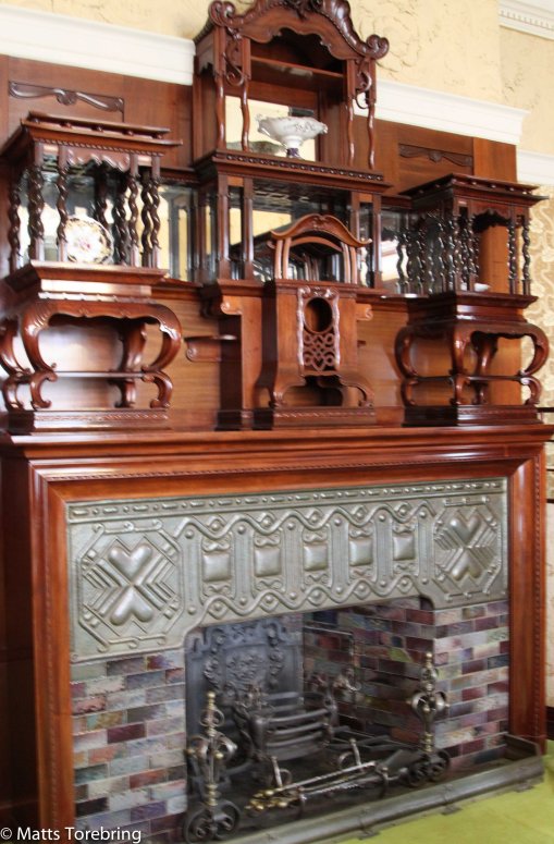 Detta är den vackrast eldstad jag sett.