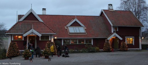 Dags för lunch i Storstugan.