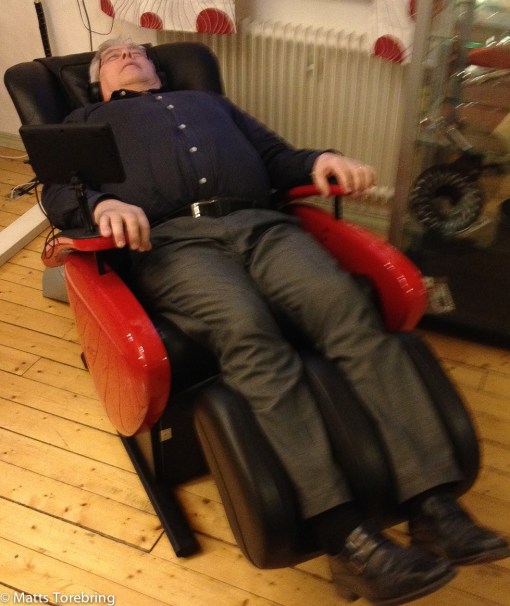 Jag provar 15 minuter hård massage