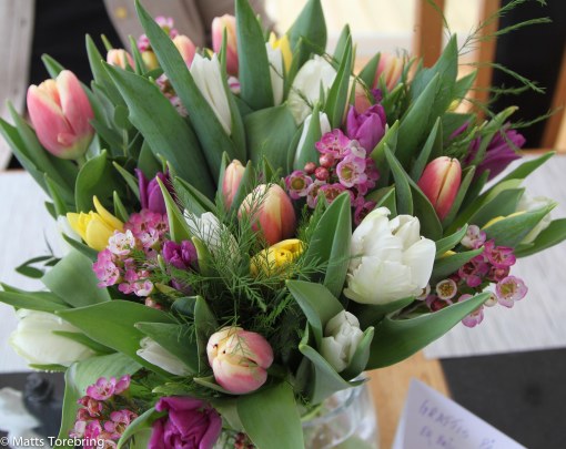 Vi ficken Jättebukett med 45 tulpaner av våra barn