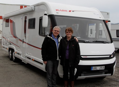 Den första mars 2013 hämtade vi vår nya drömbil vid bandet på Kabe.