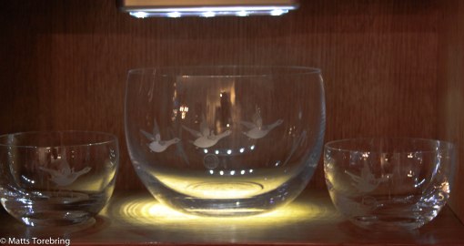 Skåpen är fulla av skålar av alla slag