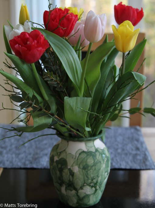 En vårbukett från våra vänner.