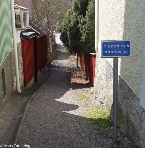 Vi vandrar fram i de gamla gränderna